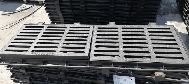 龙文球墨铸铁连体双篦展示