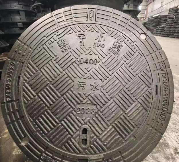 龙文球墨铸铁防沉降井盖展示